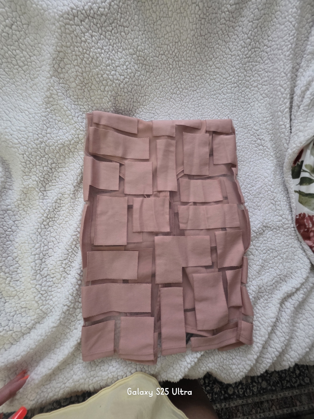 ALO Yoga Mauve Block-Pattern Midi Dress - Picture 6 of 6